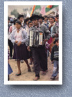 Musician at Phujllay Festival, Tarabuco