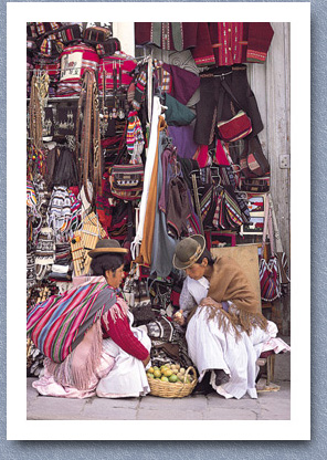 Street vendor selling fruit