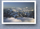 View north from the summit of Huayna Potosi, Cordillera Real