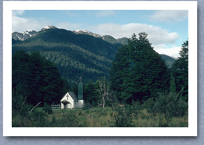 Church near Chaiten, Carretera Austral