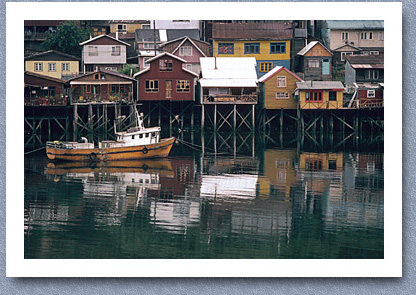 Palafitos houses on stilts, Castro