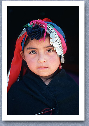 Young Mapuche girl, Chol Chol