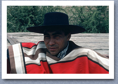 Man from Yungay near Chillan