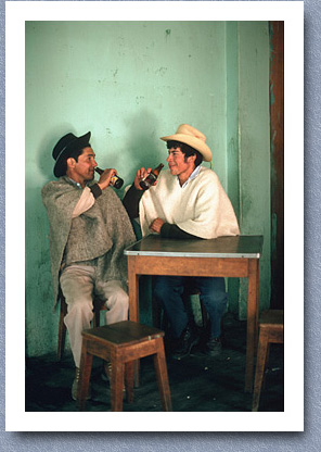 Having a drink, market day, Guican