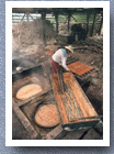 Making panela sugar, San Agustin