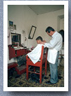 Getting a haircut, Urrao