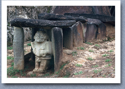 Pre-Colombian burial tomb, San Agustin