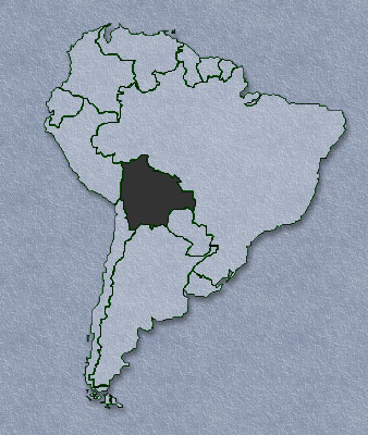 Map Bolivia